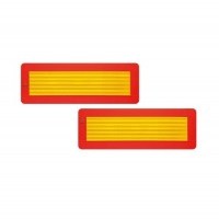 Trailer warning plates alu ece 70  D14709, 3660996018877