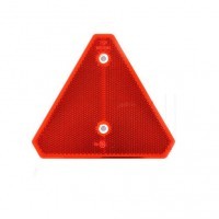 Odsevni trikotnik RDEČ, W