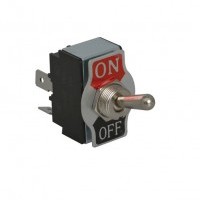 Stikalo ON-OFF, 15A 250V, fi 12,2mm, vijačenje
